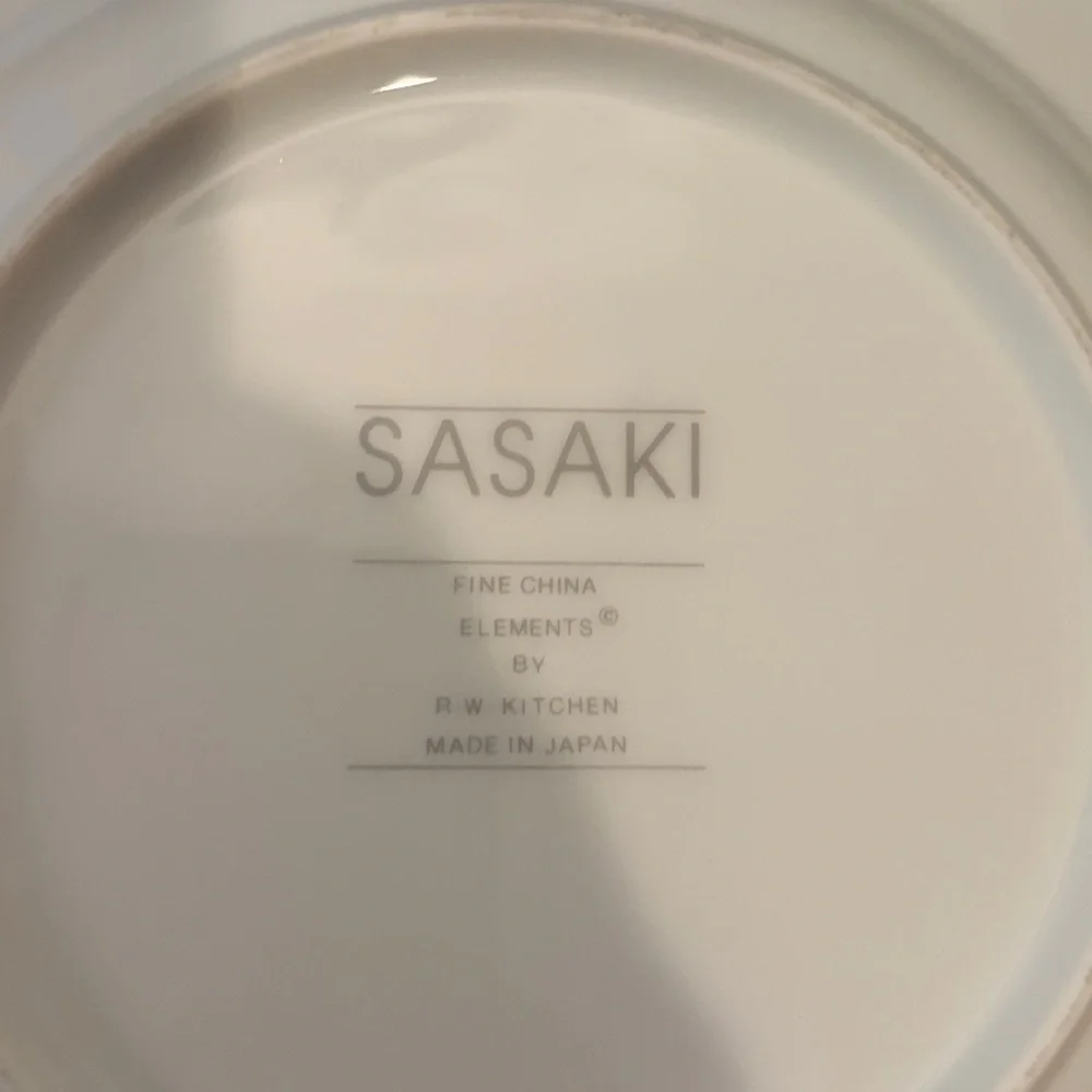 Sasaki Elements Low Bowl – Discontinued Fine China – Japan